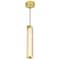 Cwi Lighting Neva 3 in LED Integrated Satin Gold Pendant 1343P3-602-C - alternate 7